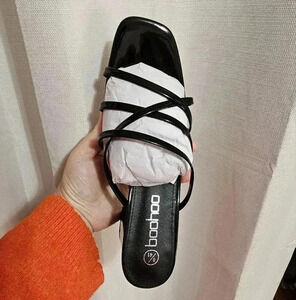 Strappy Heeled Sandals with Block Heel